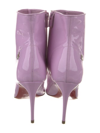 Christian Louboutin Patent Leather Sock Boots