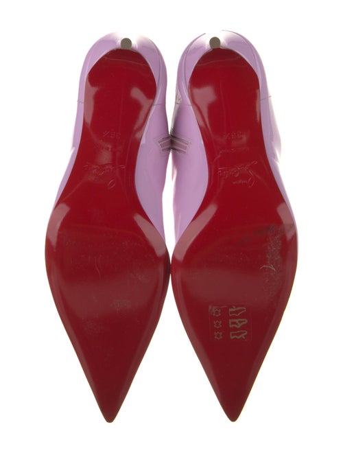 Christian Louboutin Patent Leather Sock Boots