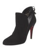 Christian Louboutin Suede Leather Trim Embellishment Boots
