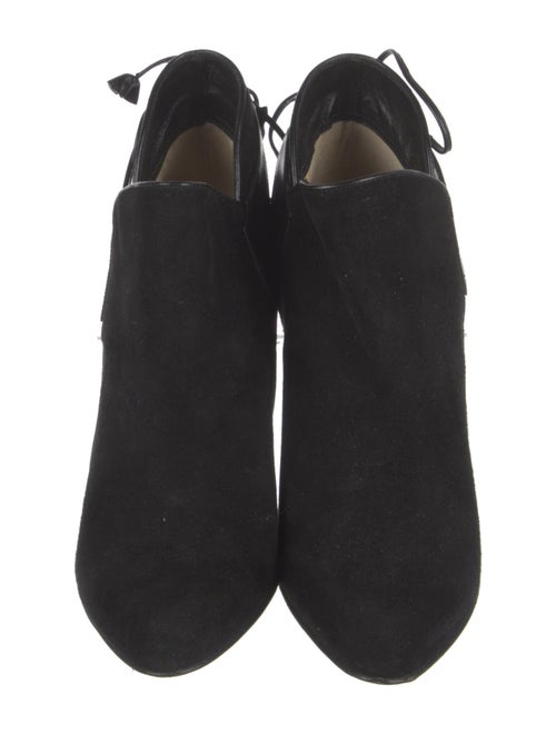 Christian Louboutin Suede Leather Trim Embellishment Boots