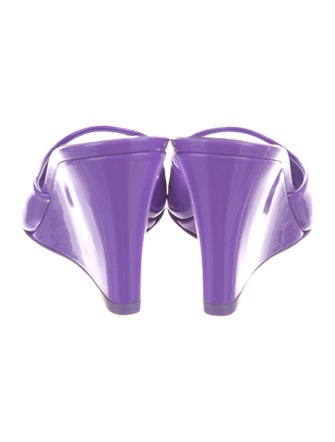 Christian Louboutin Patent Leather Slides