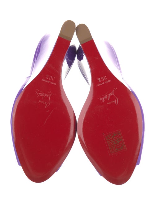 Christian Louboutin Patent Leather Slides