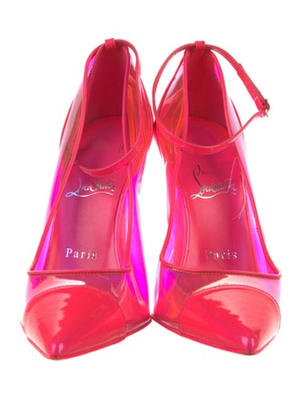 Christian Louboutin Spike Accents PVC Pumps