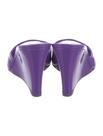 Christian Louboutin Patent Leather Slides