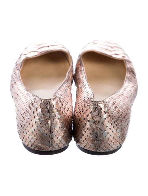 Christian Louboutin Snakeskin Flats