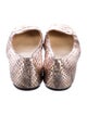 Christian Louboutin Snakeskin Flats