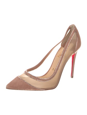 Christian Louboutin Mesh Mesh Accents Pumps