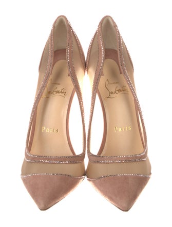 Christian Louboutin Mesh Mesh Accents Pumps