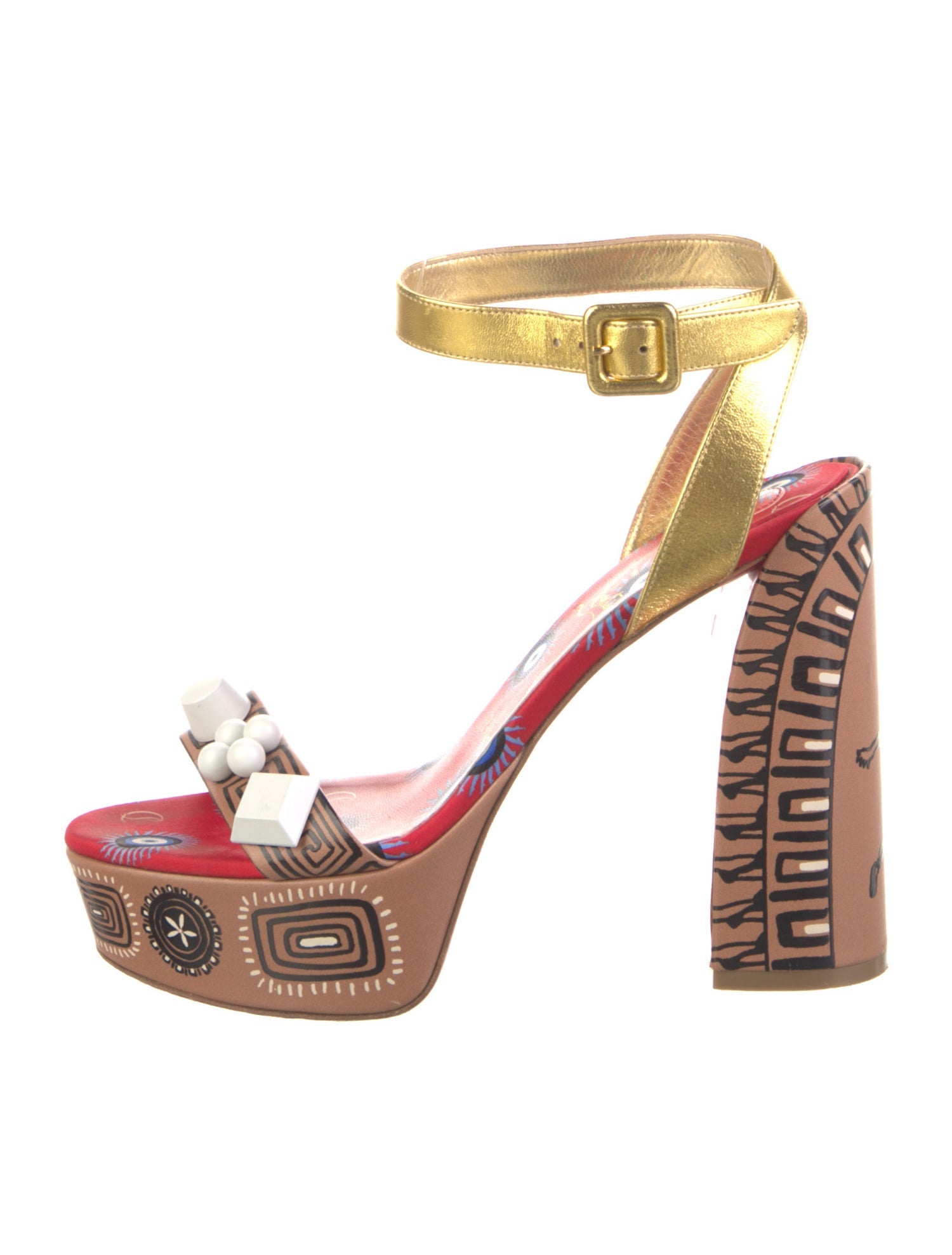 Christian Louboutin Christian Louboutin Movida Athina Spike Accents Sandals