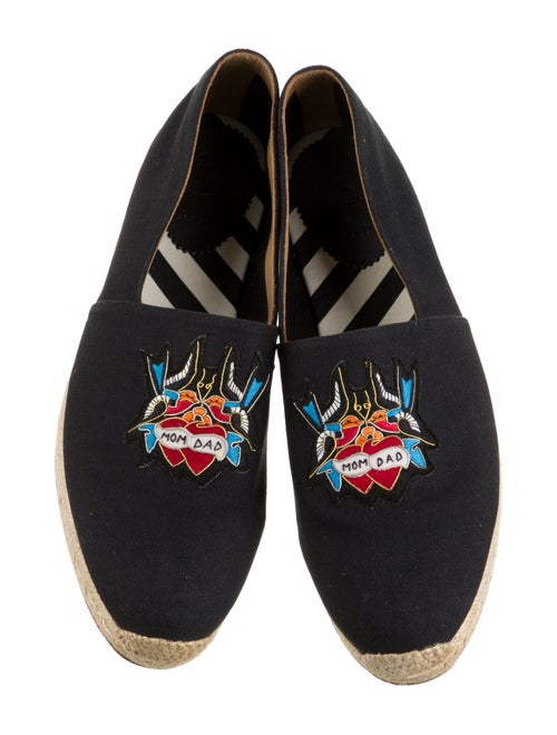 Christian Louboutin Canvas Graphic Print Espadrilles