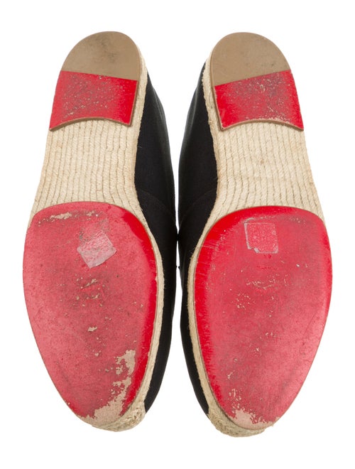 Christian Louboutin Canvas Graphic Print Espadrilles