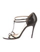 Christian Louboutin Patent Leather T-Strap Sandals