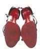 Christian Louboutin Patent Leather T-Strap Sandals