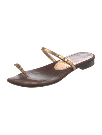 Christian Louboutin Suede Slides