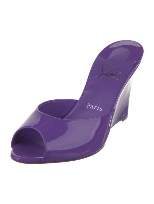 Christian Louboutin Patent Leather Slides