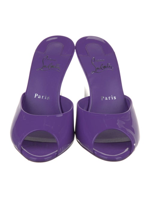 Christian Louboutin Patent Leather Slides