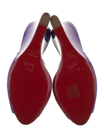 Christian Louboutin Patent Leather Slides