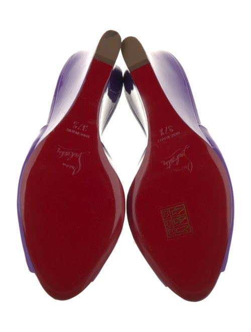 Christian Louboutin Patent Leather Slides