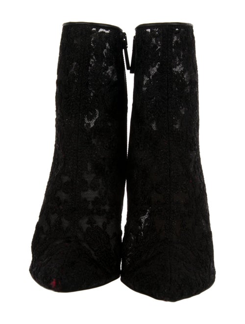 Christian Louboutin Lace Lace Pattern Boots