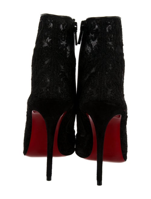 Christian Louboutin Lace Lace Pattern Boots