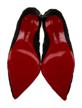 Christian Louboutin Lace Lace Pattern Boots