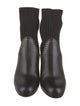 Christian Louboutin Leather Lasercut Accents Sock Boots