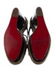 Christian Louboutin Patent Leather Cutout Accent Espadrilles