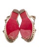 Christian Louboutin Suede Studded Accents Espadrilles