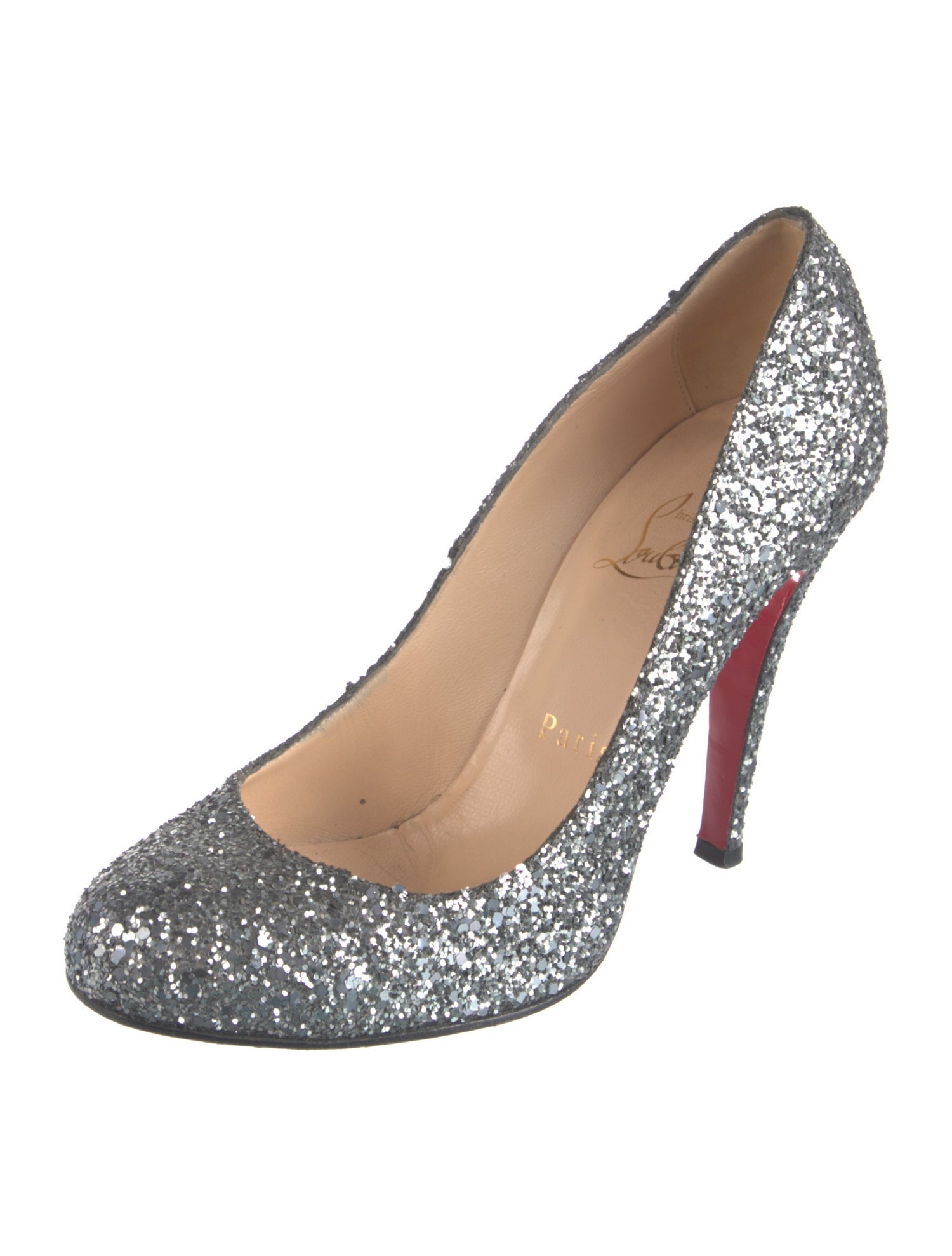 Christian Louboutin Fifi Glitter Pumps