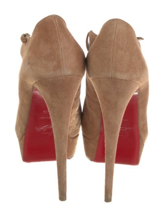 Christian Louboutin Suede T-Strap Sandals