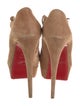Christian Louboutin Suede T-Strap Sandals