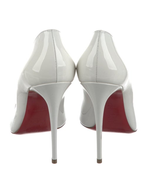 Christian Louboutin Patent Leather Scalloped Accent Pumps