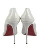 Christian Louboutin Patent Leather Scalloped Accent Pumps