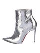 Christian Louboutin Embossed Leather Boots