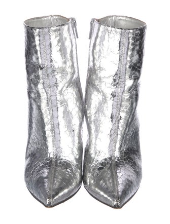 Christian Louboutin Embossed Leather Boots