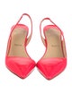 Christian Louboutin Patent Leather Slingback Pumps