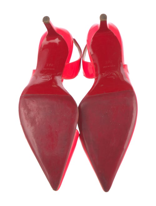 Christian Louboutin Patent Leather Slingback Pumps