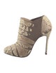Christian Louboutin Python Animal Print Boots