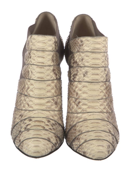 Christian Louboutin Python Animal Print Boots