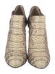Christian Louboutin Python Animal Print Boots