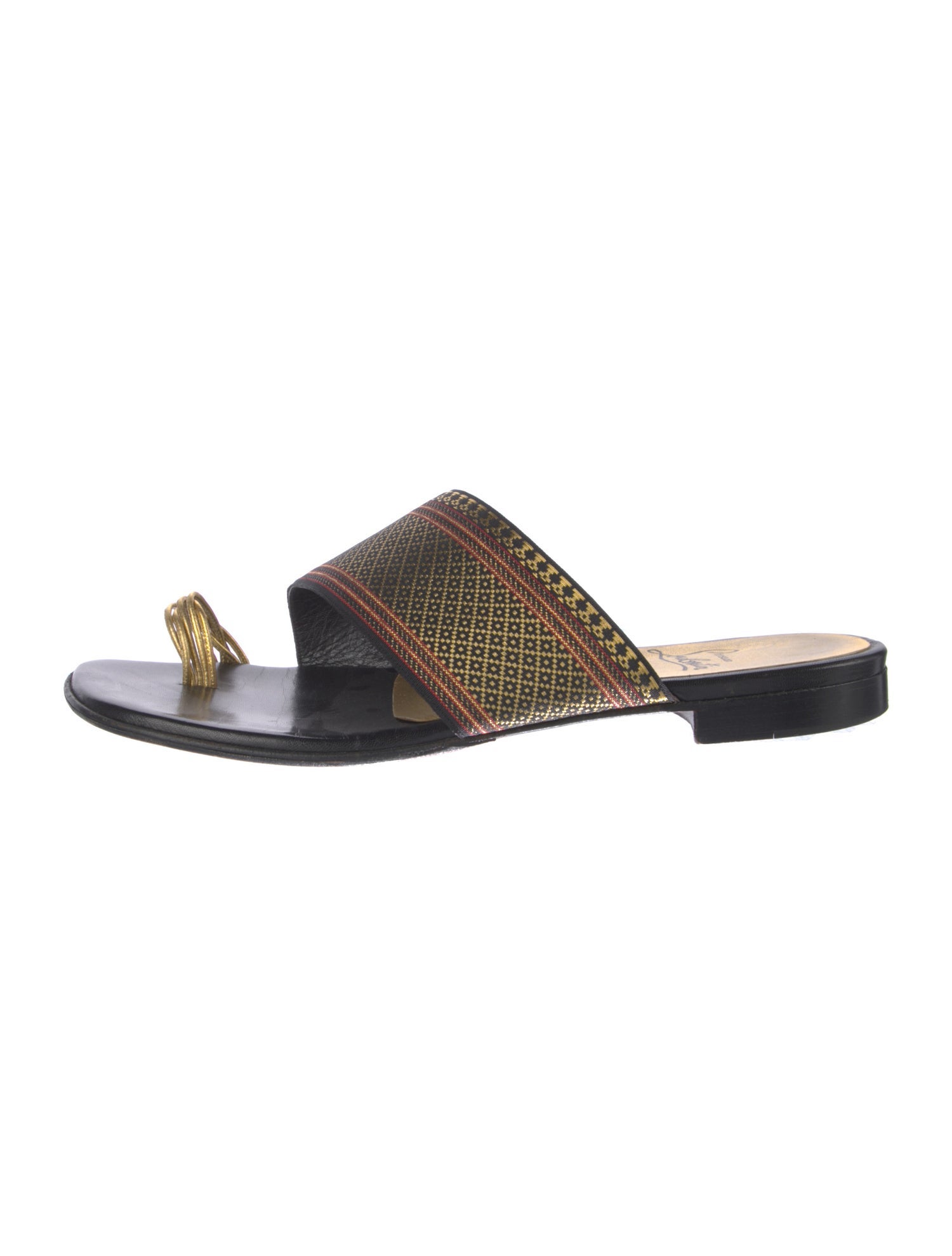 Christian Louboutin Printed Slides