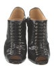Christian Louboutin Patent Leather Lace-Up Boots