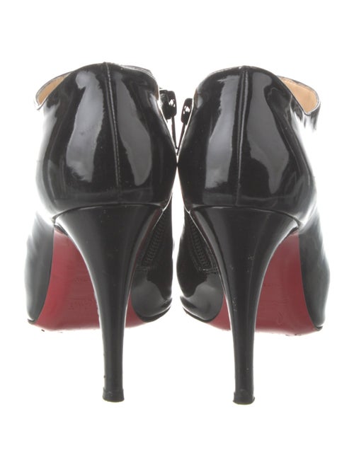 Christian Louboutin Patent Leather Lace-Up Boots