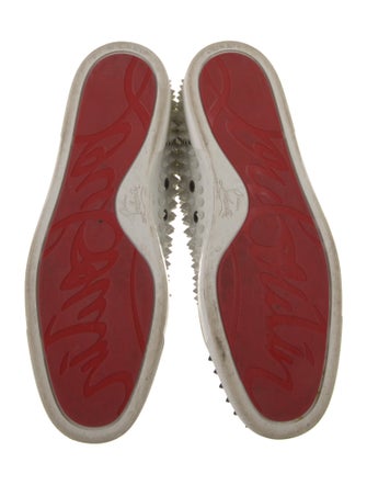 Christian Louboutin Leather Printed Sneakers