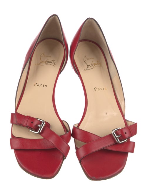 Christian Louboutin Leather Slides