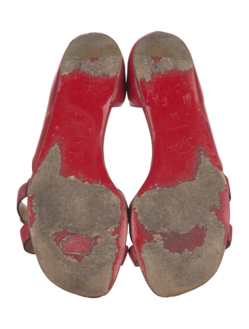 Christian Louboutin Leather Slides