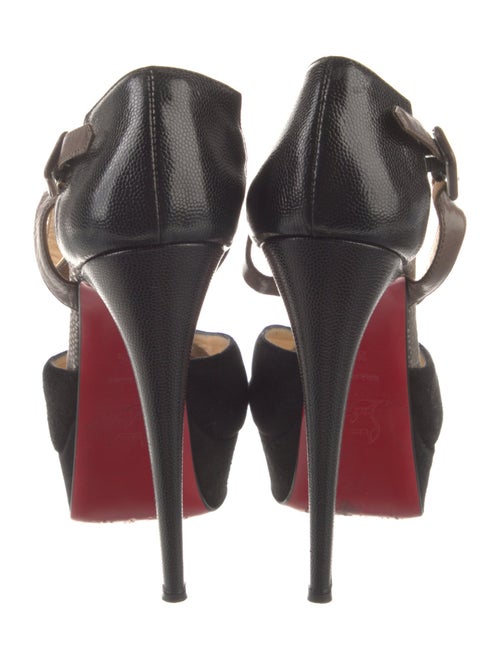 Christian Louboutin Suede D'Orsay Pumps