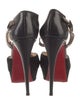 Christian Louboutin Suede D'Orsay Pumps