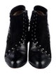 Christian Louboutin Leather Studded Accents Boots