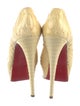 Christian Louboutin Python Animal Print Pumps